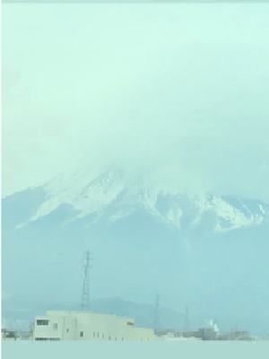 Mt.Fuji on a cloudy day