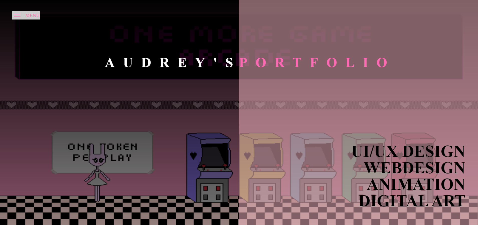 main page of website