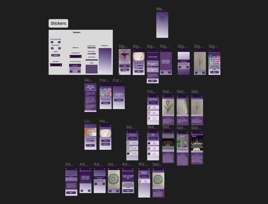 hobby tracker prototype